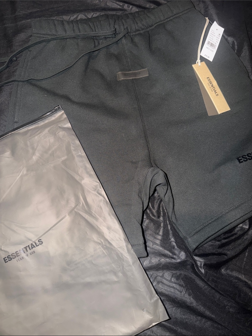 Essentials Men’s Black Sweat Shorts